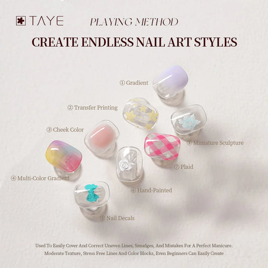 TAYE Magic Cube Pat Pat Gel – Palette and Refills photo 5
