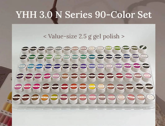 YHH 3.0 N Series 90-color set in value-size 2.5 g jars