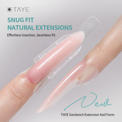 TAYE Nail Forms/Tips Assortment – Quick Extension Gel Nail Tips photo 1