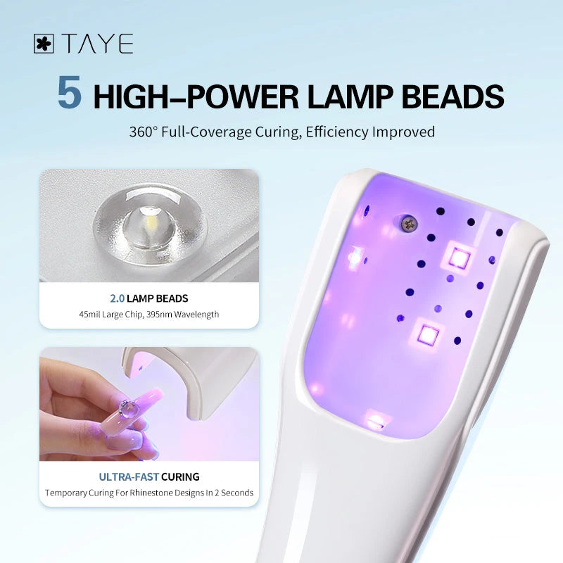 TAYE Portable Handheld Nail Lamp photo 2