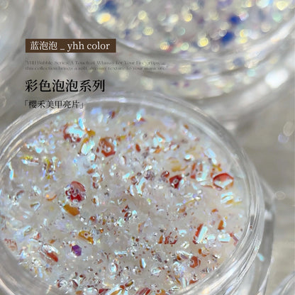 YHH Color Bubble Nail Glitter Sequins photo 7