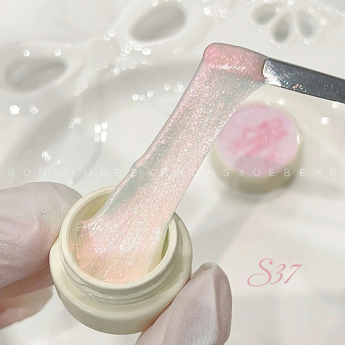 Rongyue Bear Shimmer Liner Spider Gel 2.5g (No-wipe) photo 1
