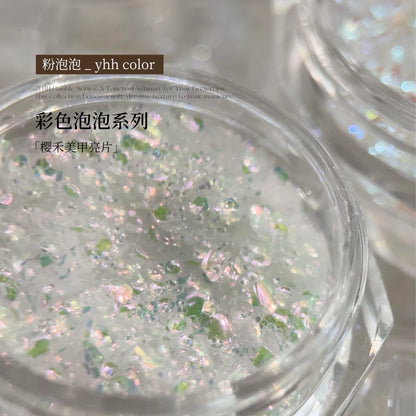 YHH Color Bubble Nail Glitter Sequins photo 6
