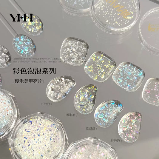 YHH Color Bubble Nail Glitter Sequins photo 1