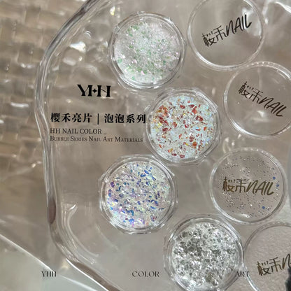 YHH Color Bubble Nail Glitter Sequins photo 2