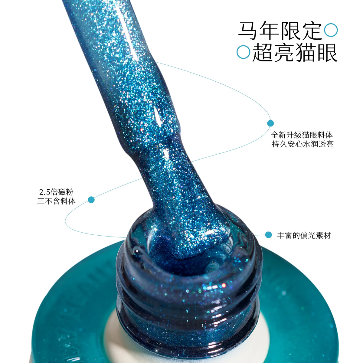 Moding Little Jewel Pony Cat Eye Gel Collection product photo