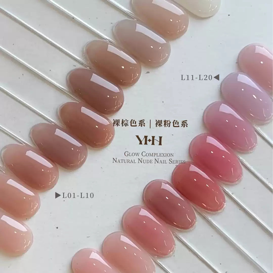 YHH Good-Complexion Nude L Series Gel Polish 10ml (20 Colors) photo 5