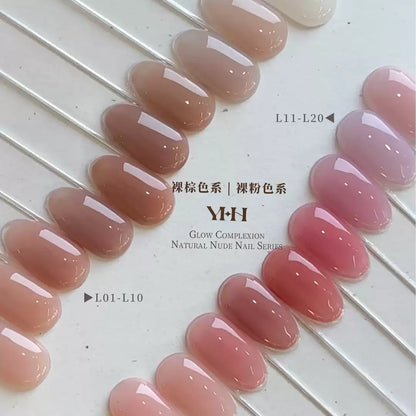 YHH Good-Complexion Nude L Series Gel Polish 10ml (20 Colors) photo 5