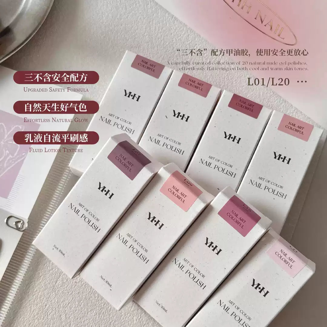 YHH Good-Complexion Nude L Series Gel Polish 10ml (20 Colors) photo 6