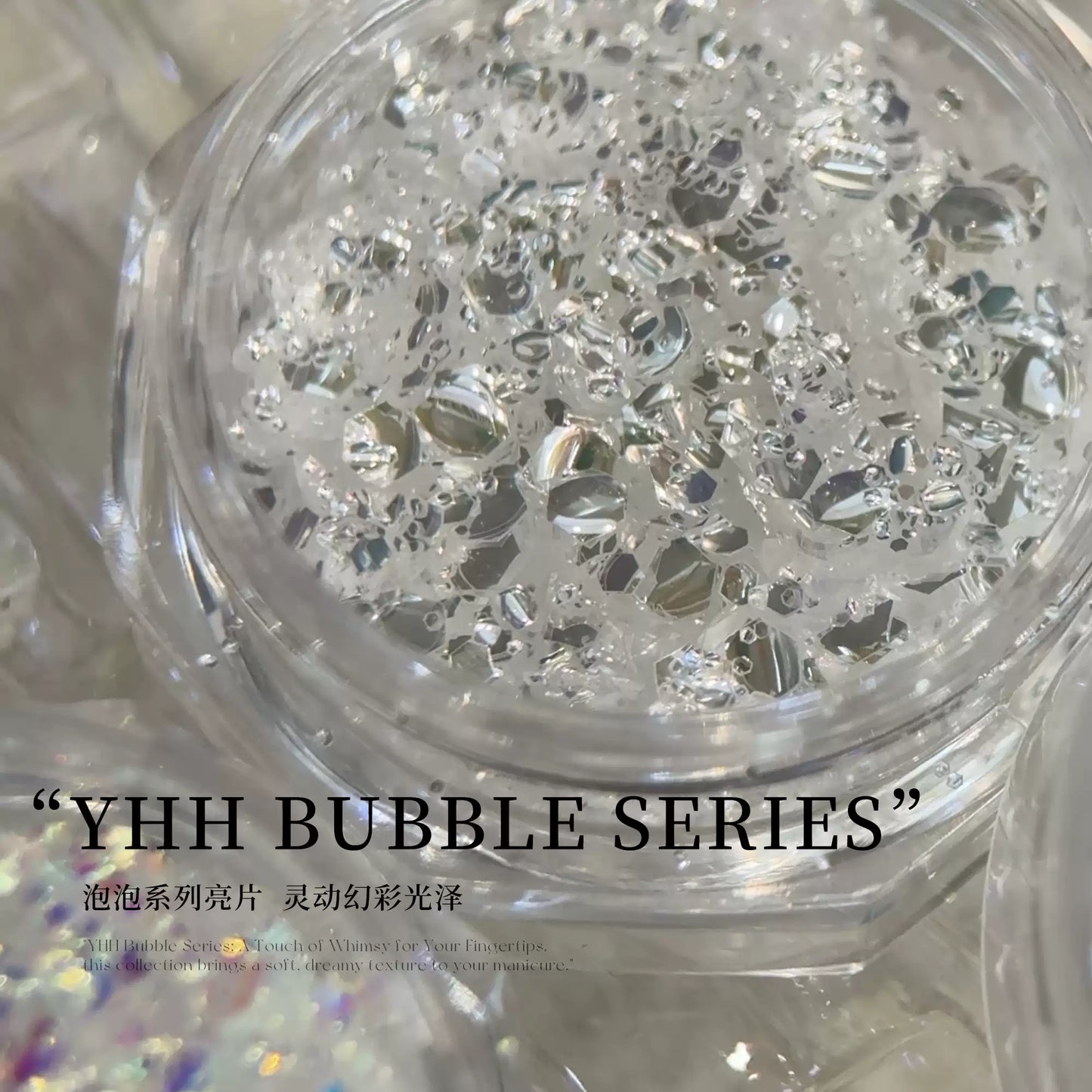 YHH Color Bubble Nail Glitter Sequins photo 5