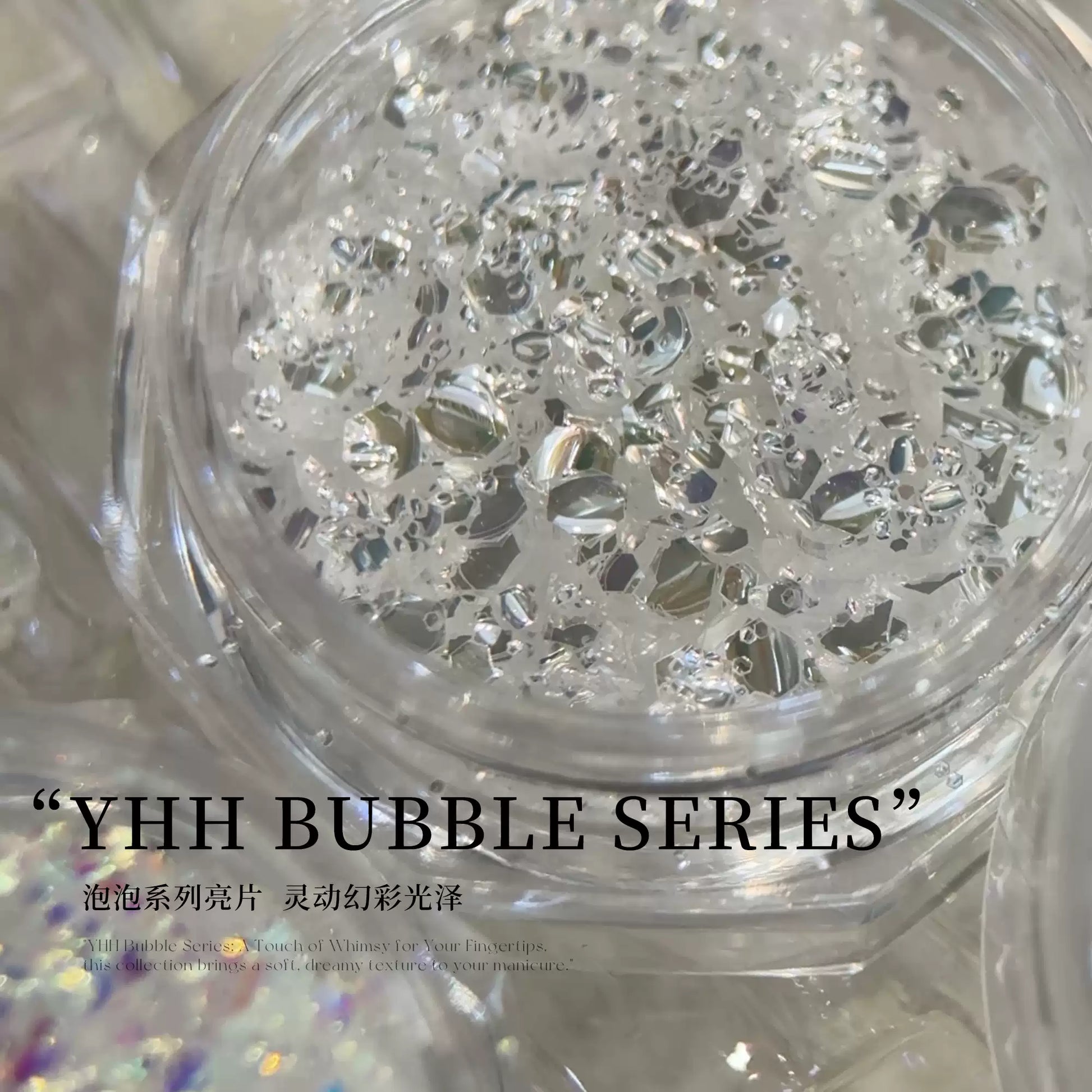 YHH Color Bubble Nail Glitter Sequins photo 5