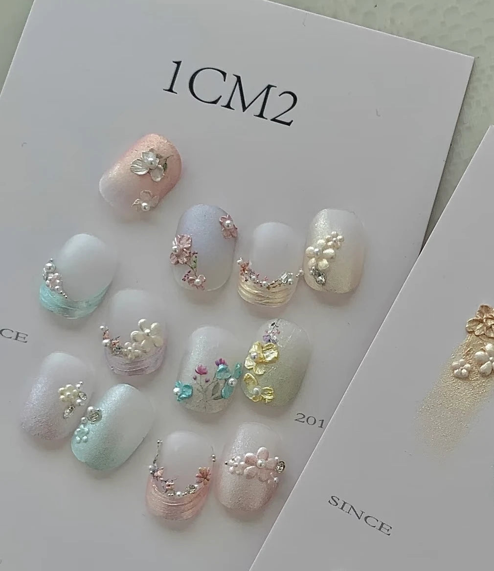 1CM2 Spring/Summer No Wipe Art Metallic Art Gel photo 1