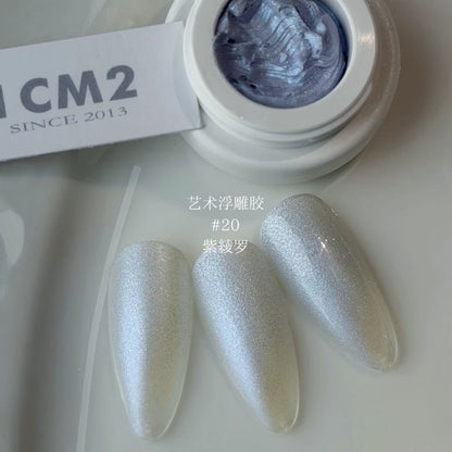 1CM2 Spring/Summer No Wipe Art Metallic Art Gel photo 15