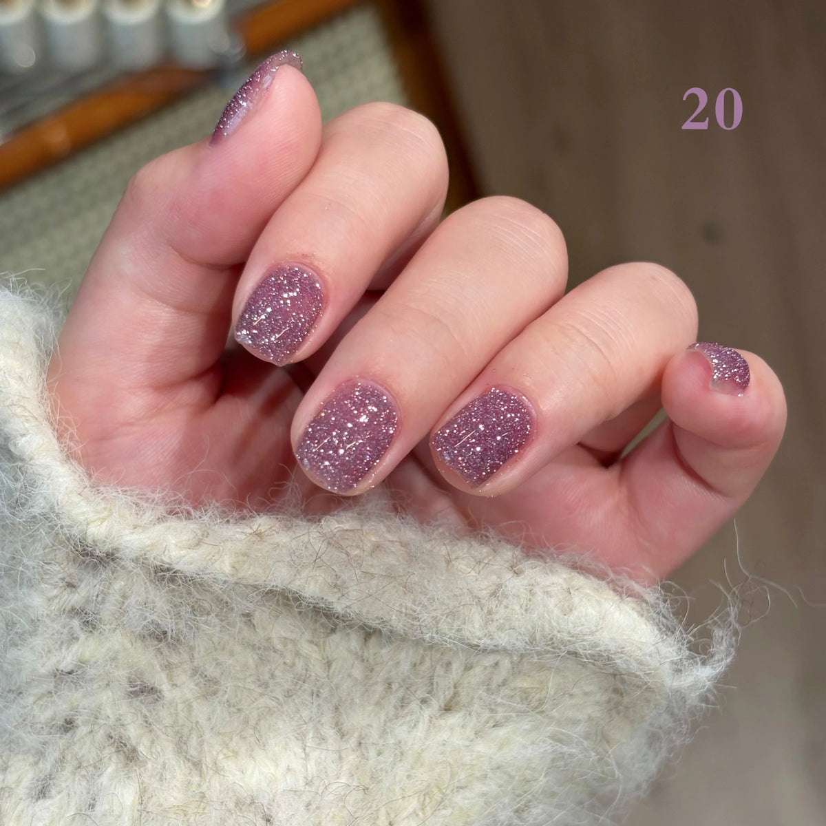 NAYISI Sweet Bean Crushed Diamond Flash Gel – 24 Shades (Bottle) variant image