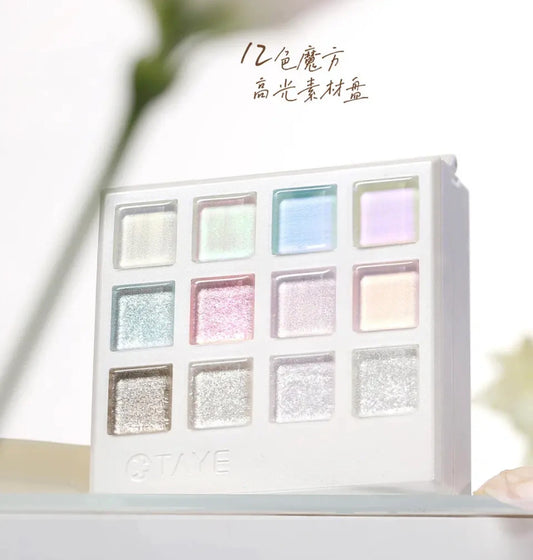 Magic Cube Nail Art Gel Palette — Pearlescent Texture, Color-Shifting Fine Glitter, No-Wipe 3D Detailing, Fairy Dust Paste & Acetate Gel photo 20