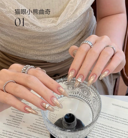 Flower Principal Little Bear Cookie Cat Eye Gel Polish photo 2