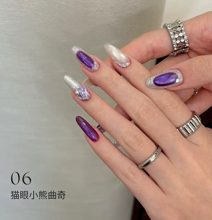 Flower Principal Little Bear Cookie Cat Eye Gel Polish photo 7