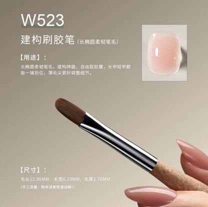MR NAIL Original Series Nail Art Brushes (W521–W532) photo 13