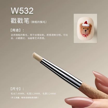 MR NAIL Original Series Nail Art Brushes (W521–W532) photo 22