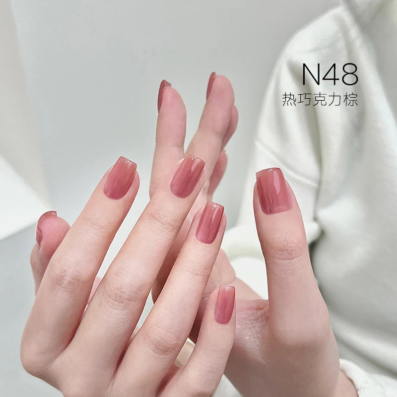 MODING N48 Hot Chocolate Brown manicure display