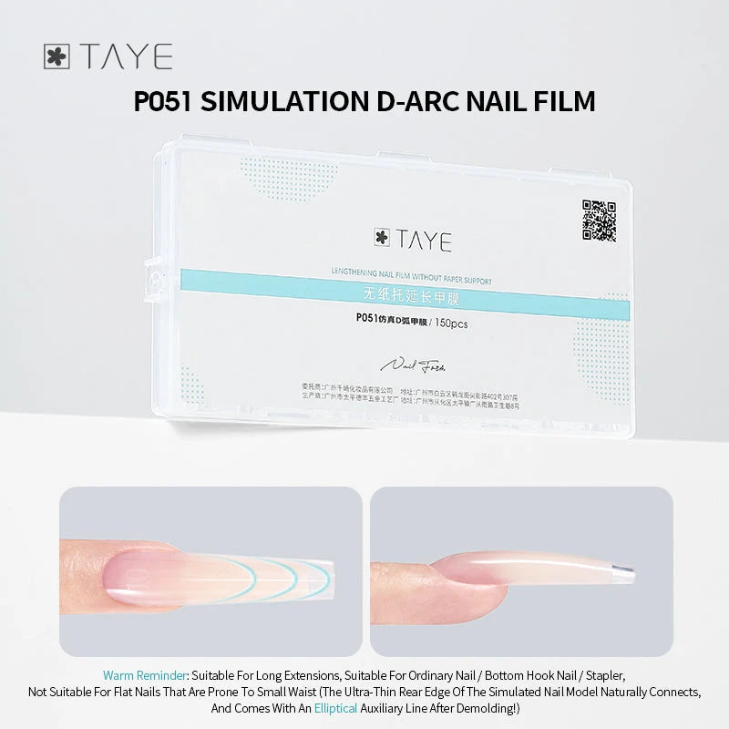 TAYE Nail Forms/Tips Assortment – Quick Extension Gel Nail Tips photo 9