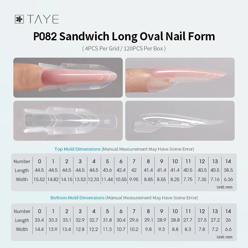 TAYE Nail Forms/Tips Assortment – Quick Extension Gel Nail Tips photo 15