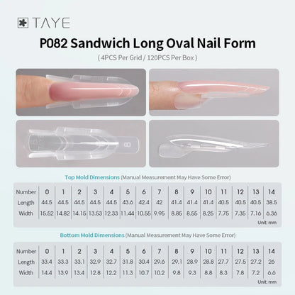 TAYE Nail Forms/Tips Assortment – Quick Extension Gel Nail Tips photo 15