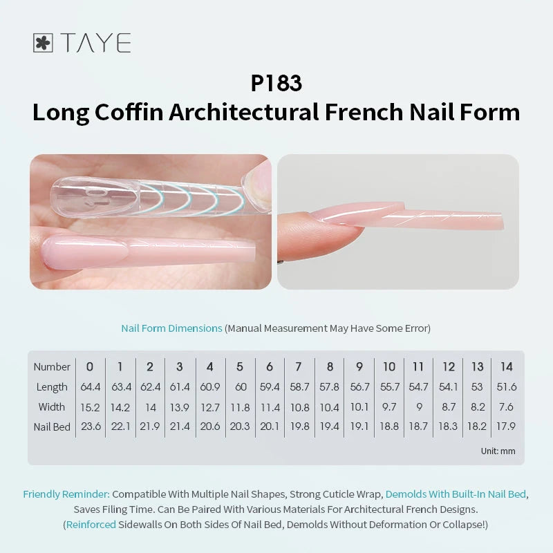 TAYE Nail Forms/Tips Assortment – Quick Extension Gel Nail Tips photo 17