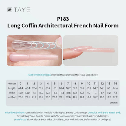 TAYE Nail Forms/Tips Assortment – Quick Extension Gel Nail Tips photo 17