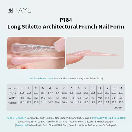 TAYE Nail Forms/Tips Assortment – Quick Extension Gel Nail Tips photo 18