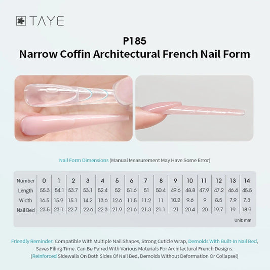 TAYE Nail Forms/Tips Assortment – Quick Extension Gel Nail Tips photo 19