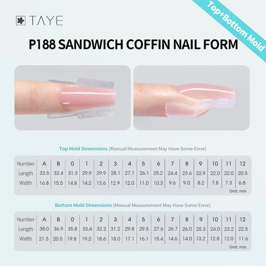 TAYE Nail Forms/Tips Assortment – Quick Extension Gel Nail Tips photo 20