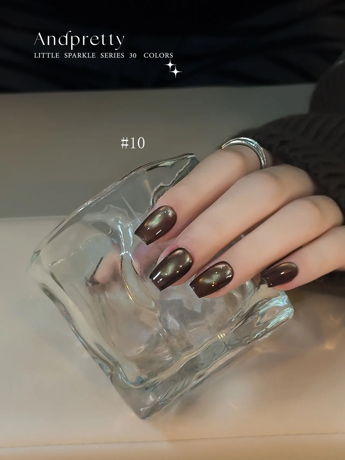 Little Sparkle 10 Silk Floss on nails