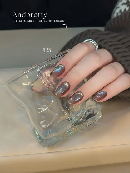 Little Sparkle 25 Glass Sea on nails