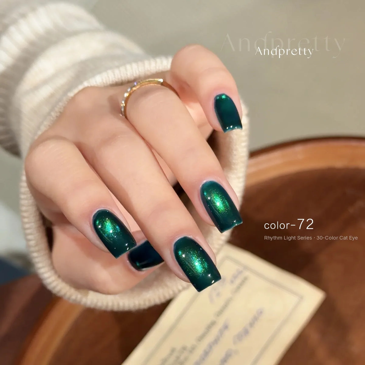 Rhythm Light color 72 on nails