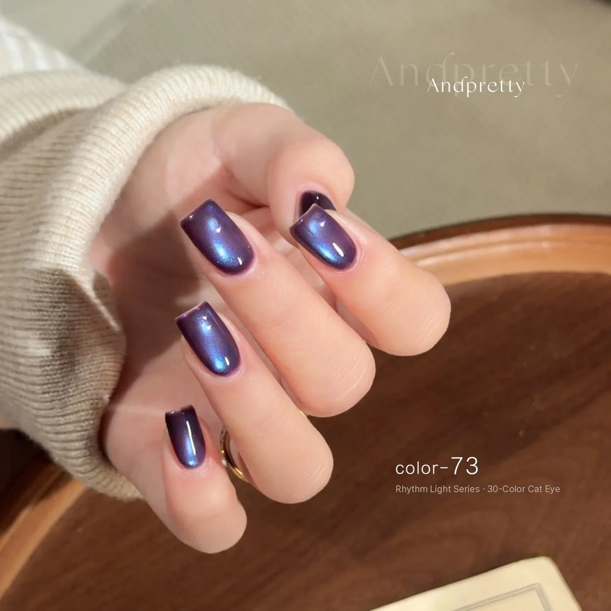 Rhythm Light color 73 on nails