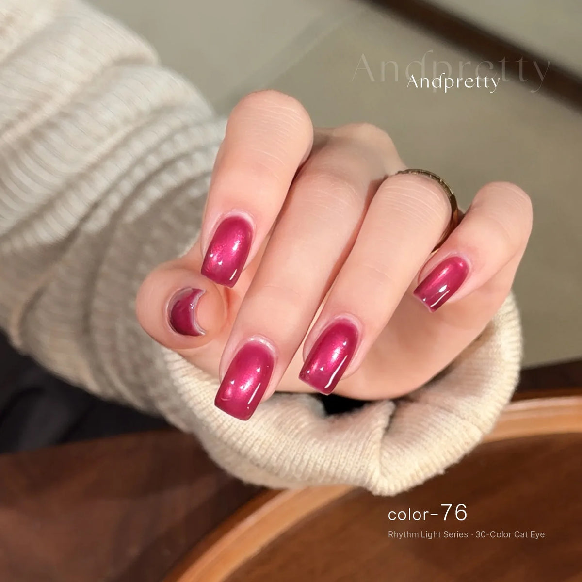 Rhythm Light color 76 on nails