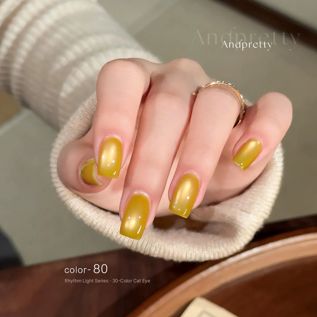 Rhythm Light color 80 on nails
