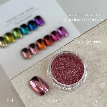 03 Light Pink: jar and chrome swatch tip