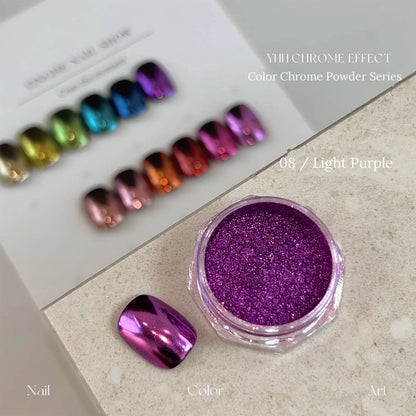 08 Light Purple: jar and chrome swatch tip