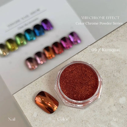 09 Kumquat: jar and chrome swatch tip