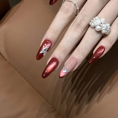 Cute Pet Cat Eye gel shade 04 on nails