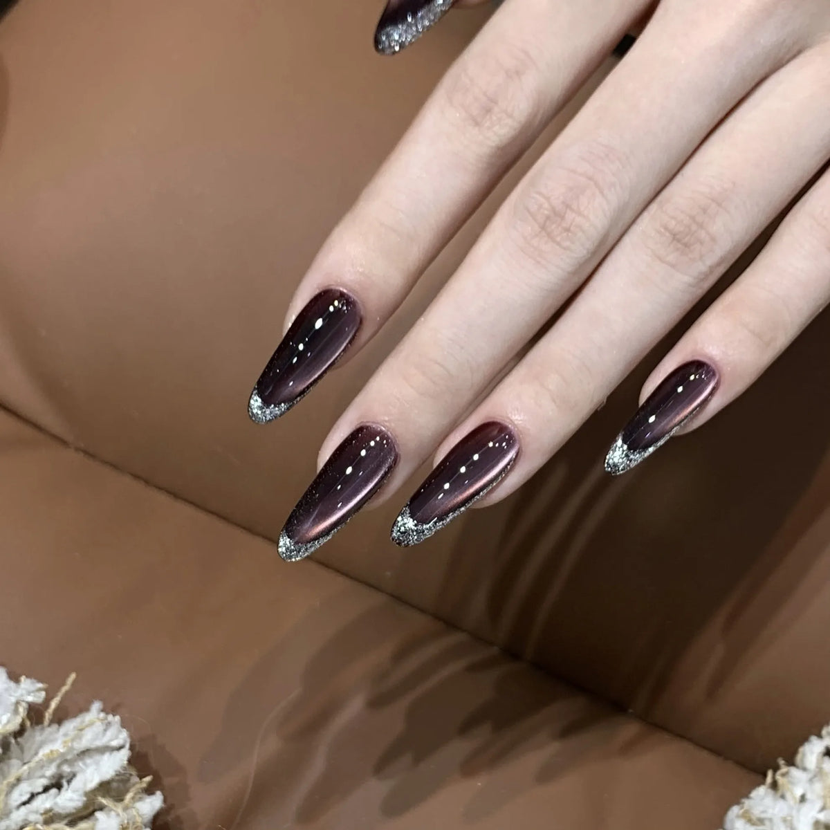Cute Pet Cat Eye gel shade 06 on nails