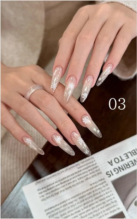 Dewy Cat Eye gel shade 03 on nails