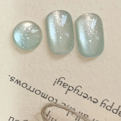 Karries Ice Jelly Cat Eye gel M34 swatch tips