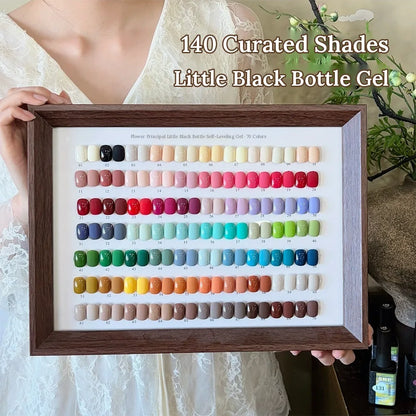 140 curated shades of Flower Principal Little Black Bottle gel