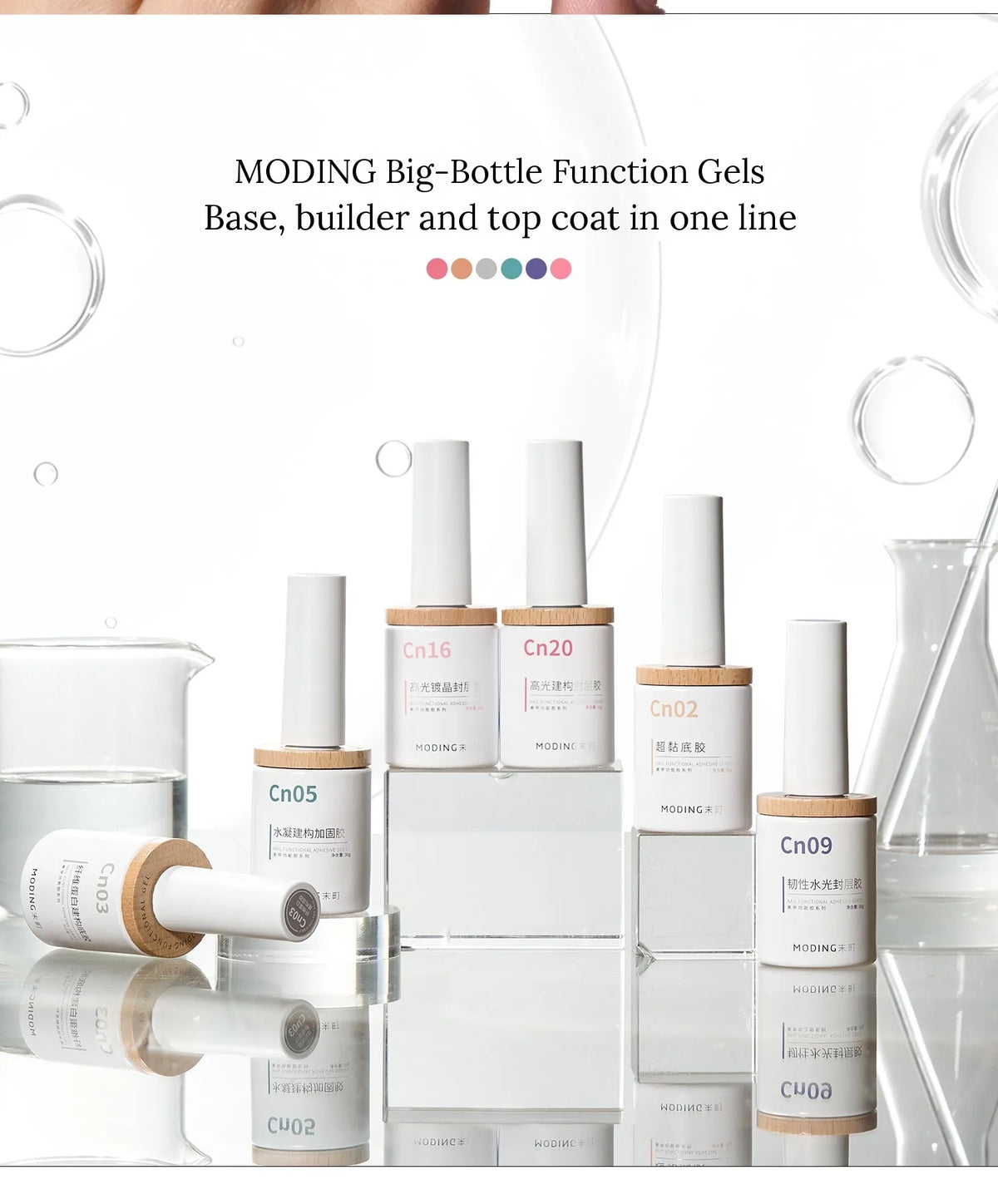 Base, builder and top coat in one line