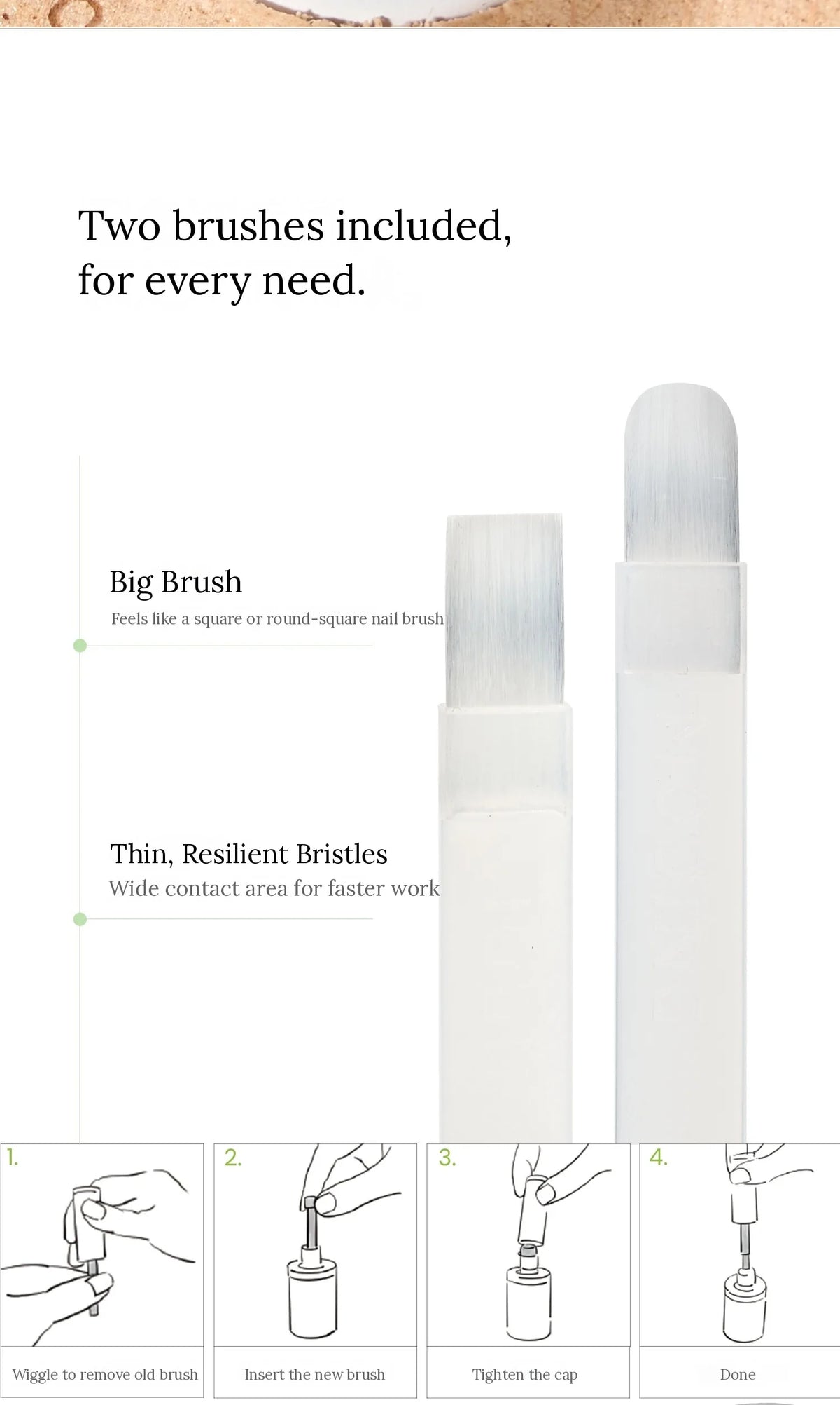 How to swap the brush