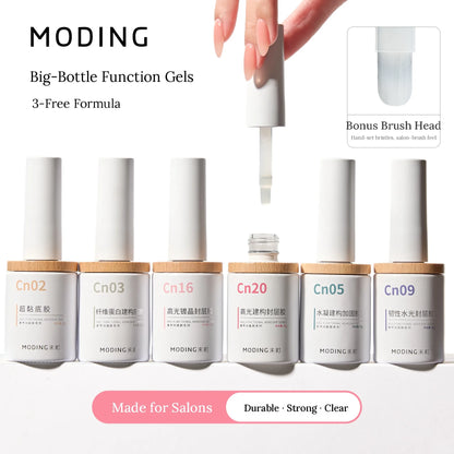 MODING 30g big-bottle function gels lineup