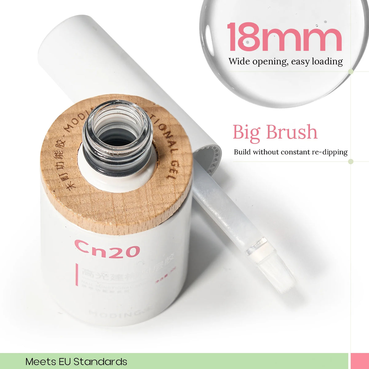 MODING Cn20 30g bottle with wide opening and big brush